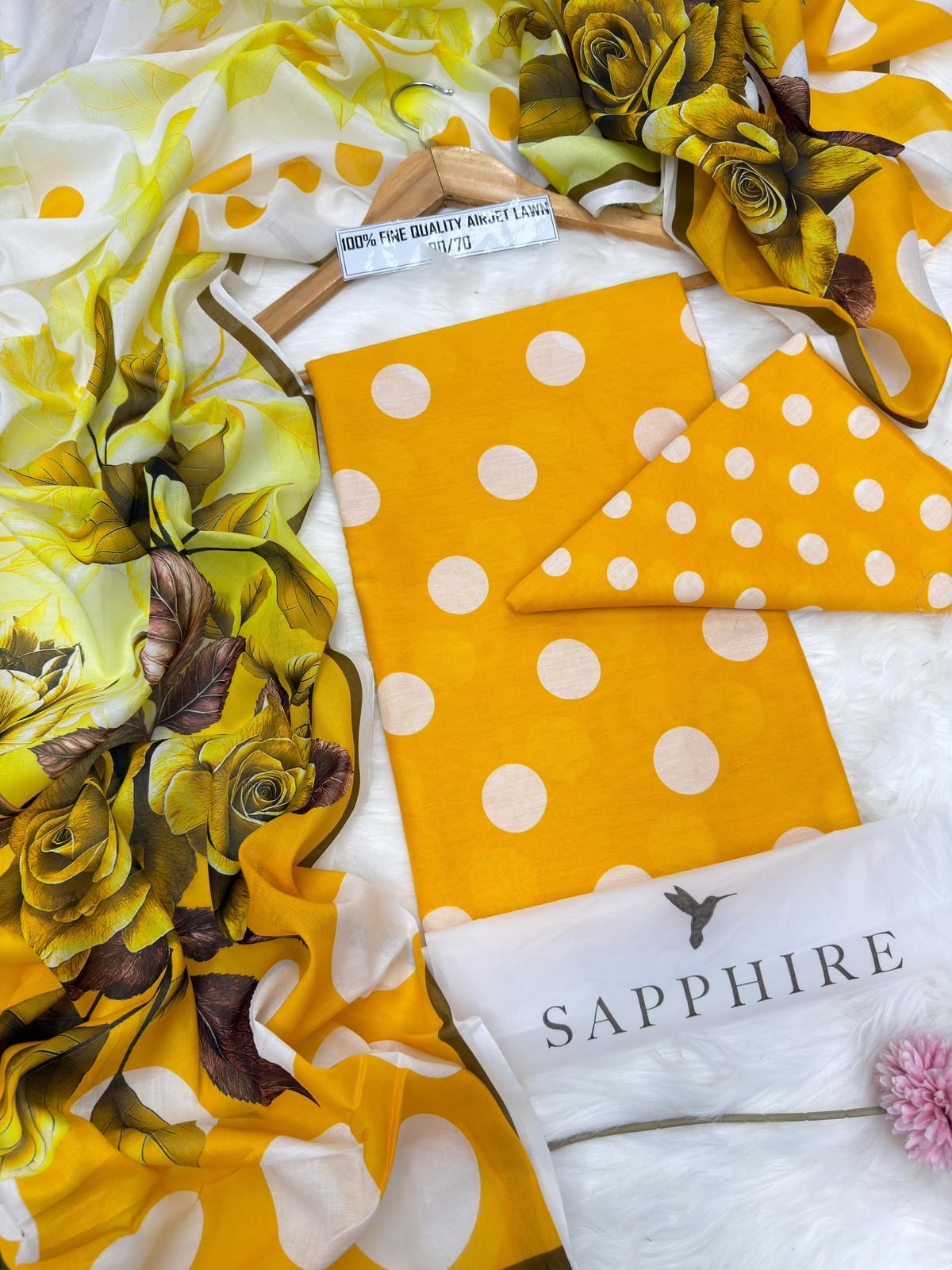 SAPPHIRE 3-Piece Printed Airjet Lawn Collection – Summer 2026 MPS2601