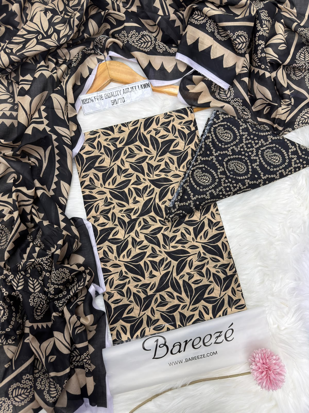 SAPPHIRE 3-Piece Printed Airjet Lawn Collection – Summer 2026 MPS2601