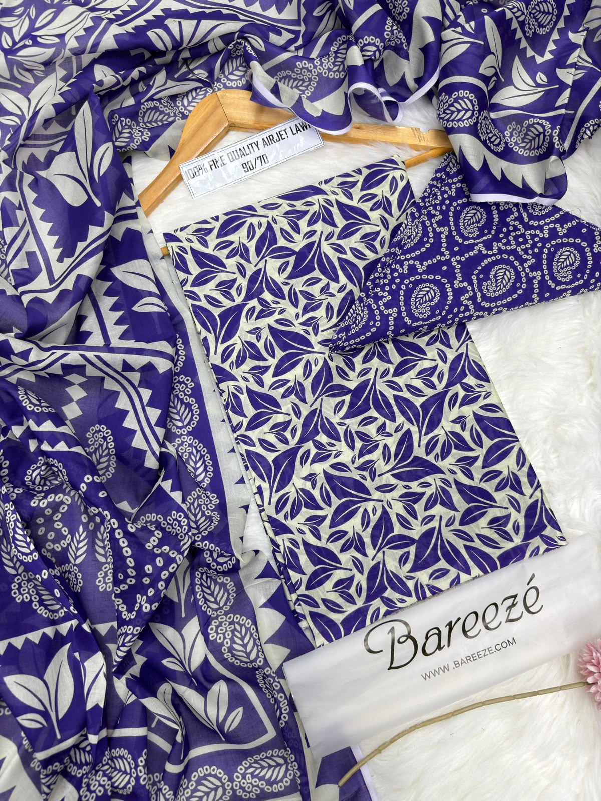 SAPPHIRE 3-Piece Printed Airjet Lawn Collection – Summer 2026 MPS2601