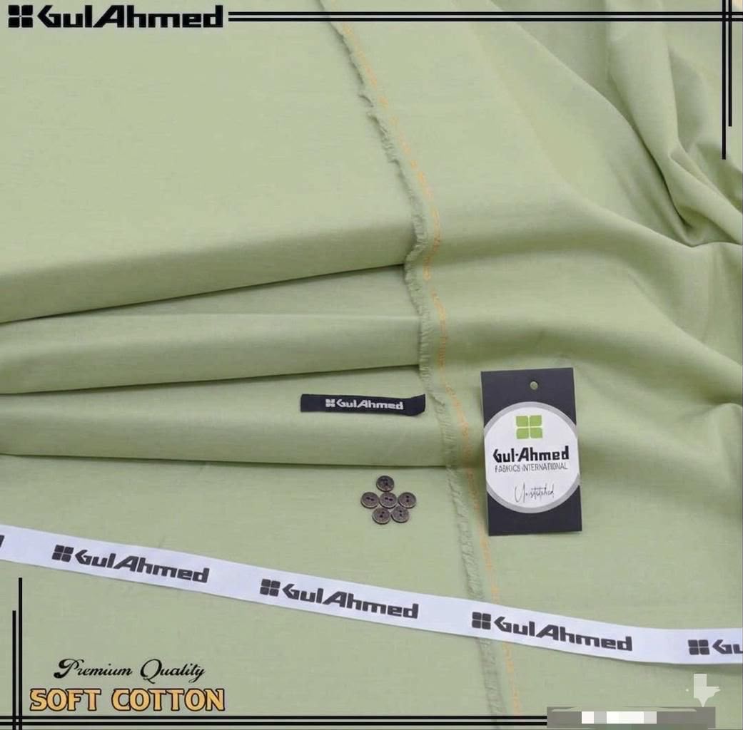 GUL AHMED Business Class Premium Egyptian Cotton – 4.5 Meter Unstitched Men's Suit