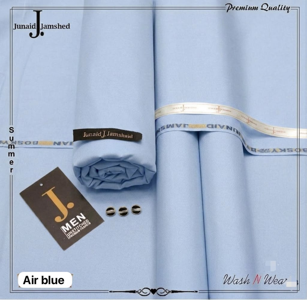 J. Junaid Jamshed Men's Super Luxury Wash & Wear – Summer Collection 2026