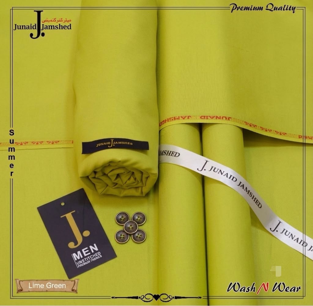 J. Junaid Jamshed Men's Super Luxury Wash & Wear – Summer Collection 2026