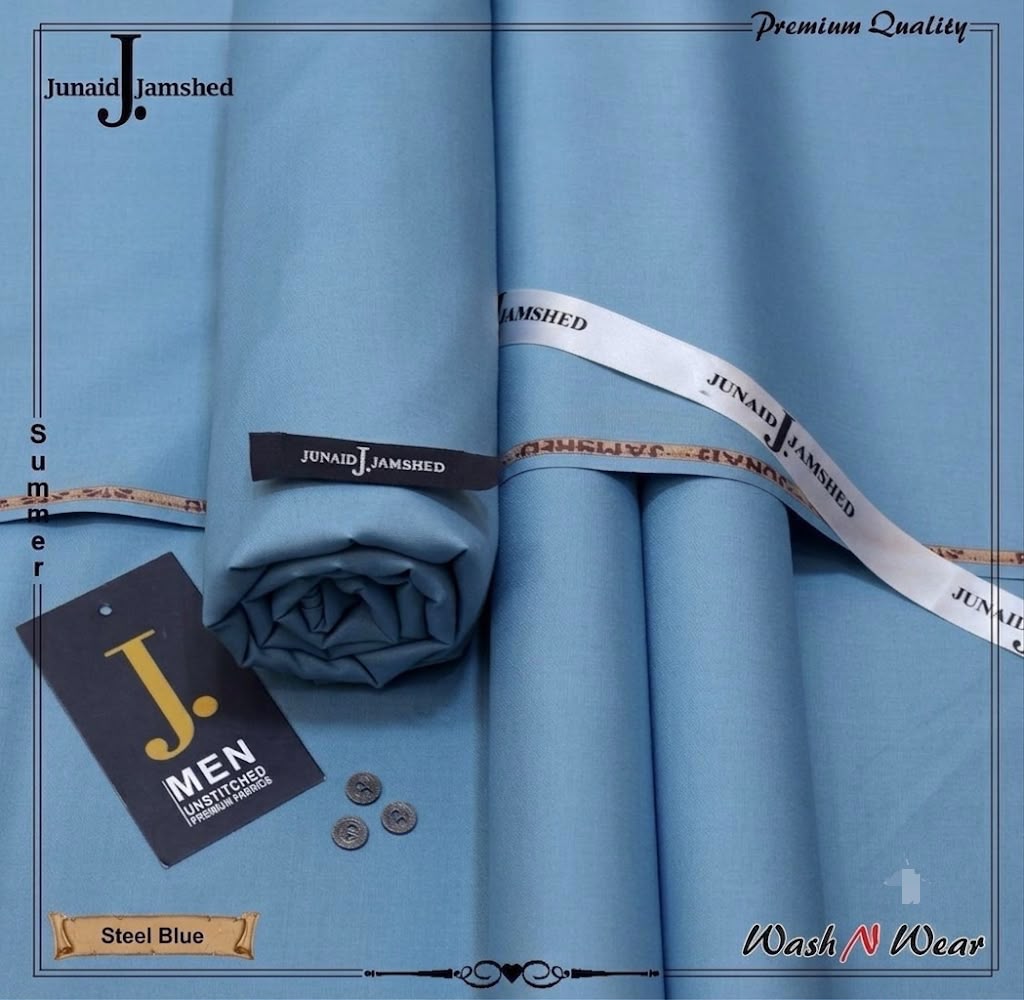J. Junaid Jamshed Men's Super Luxury Wash & Wear – Summer Collection 2026