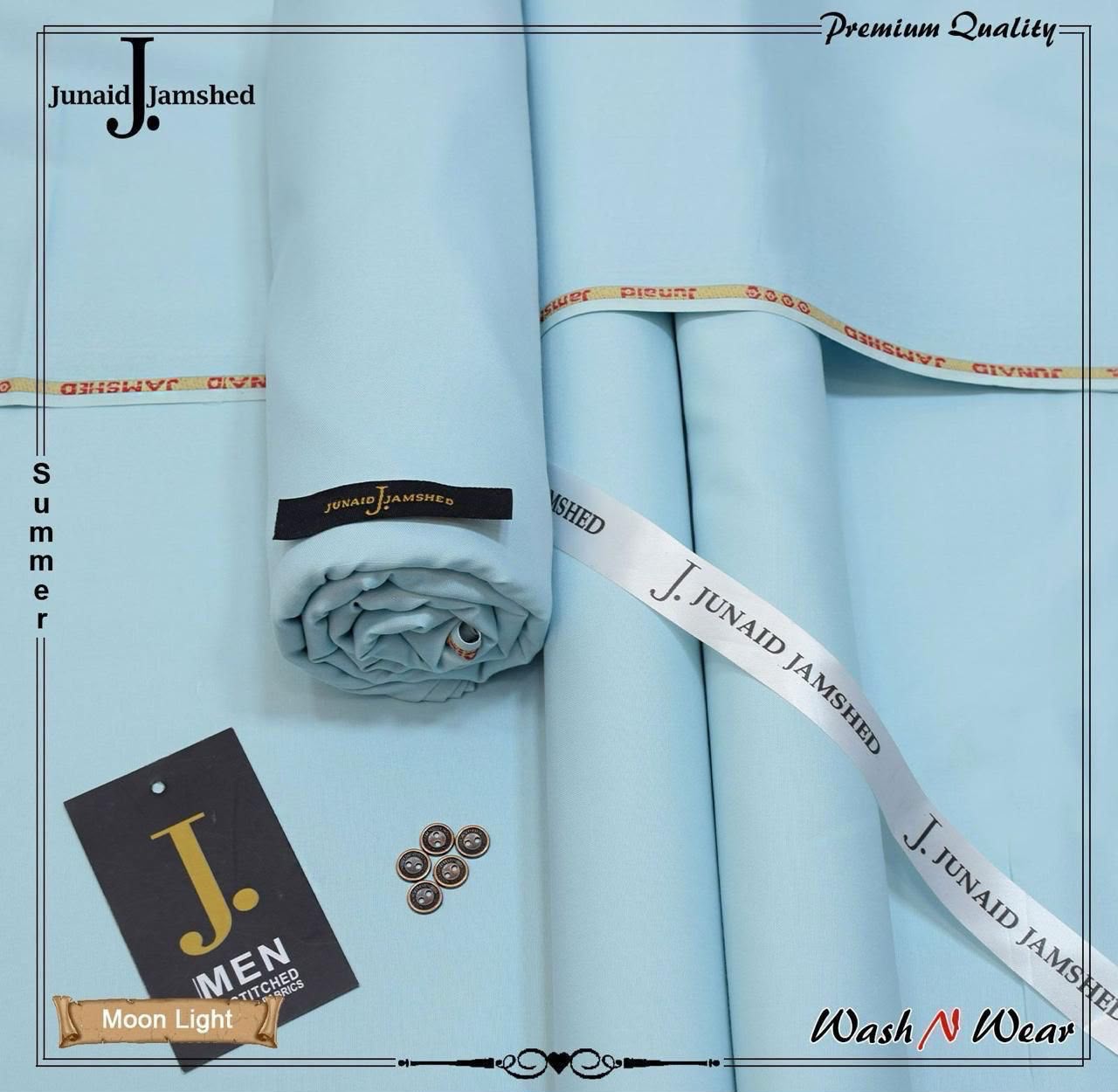 J. Junaid Jamshed Men's Super Luxury Wash & Wear – Summer Collection 2026