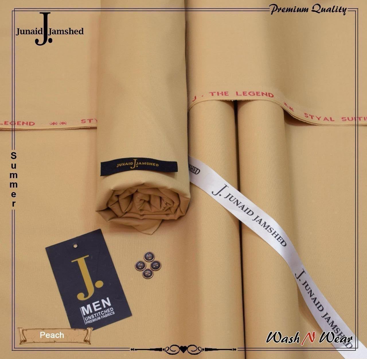 J. Junaid Jamshed Men's Super Luxury Wash & Wear – Summer Collection 2026