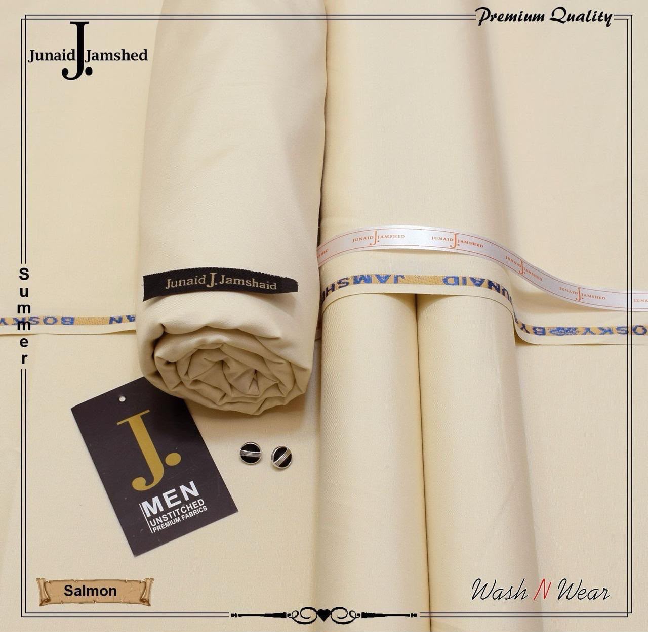 J. Junaid Jamshed Men's Super Luxury Wash & Wear – Summer Collection 2026